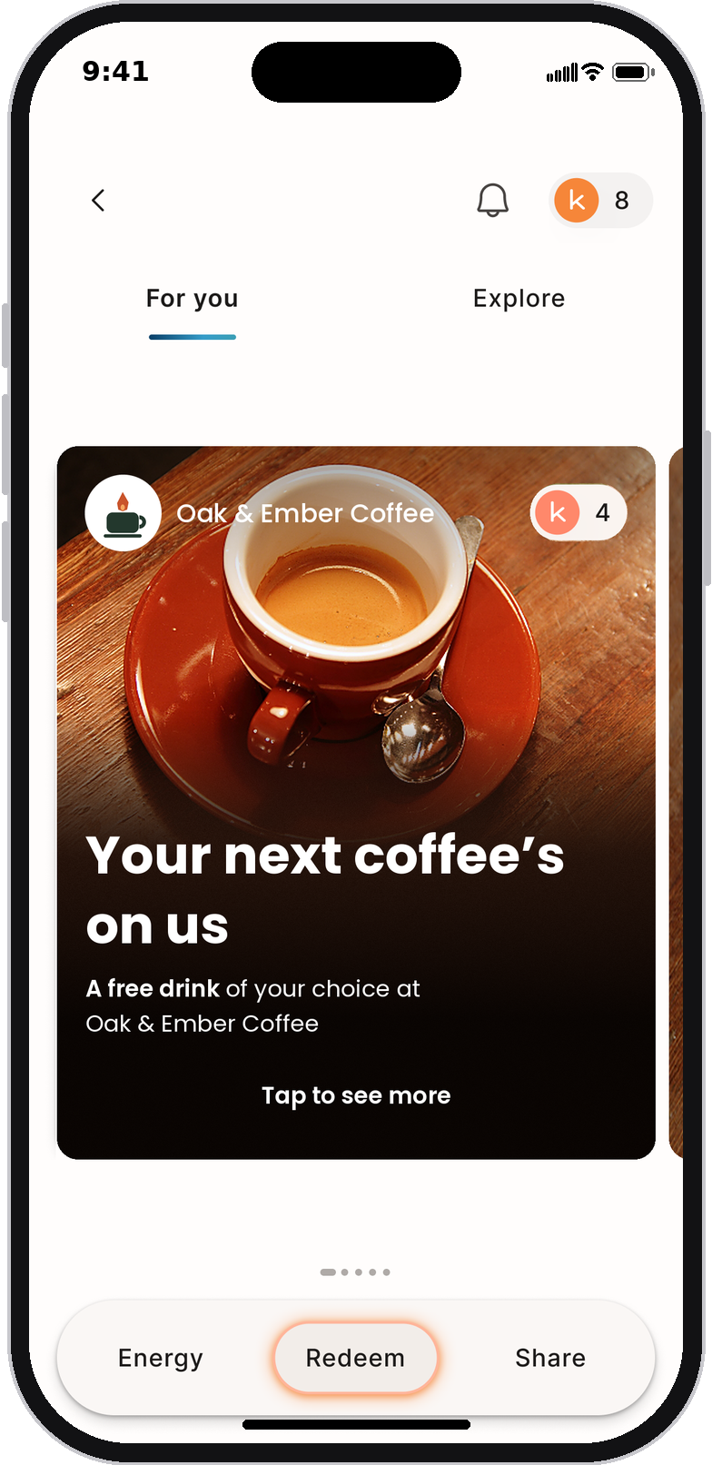 karma app: redeem karma on partner offers.